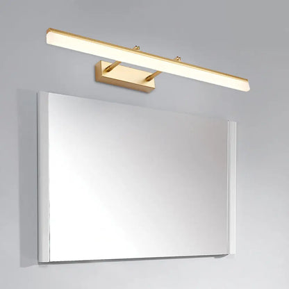 DecorBites™ Modern Linear Acrylic Vanity Lamp: 16"/19.5" LED Gold Wall Lighting Fixture