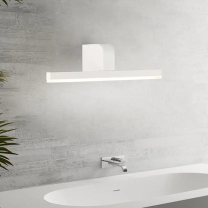 DecorBites™ Modern Linear LED Vanity Light - White/Black Metal Wall Mount in Natural Light, 16"/19.5"/23.5" Wide