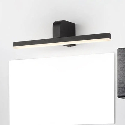 DecorBites™ Modern Linear LED Vanity Light - White/Black Metal Wall Mount in Natural Light, 16"/19.5"/23.5" Wide