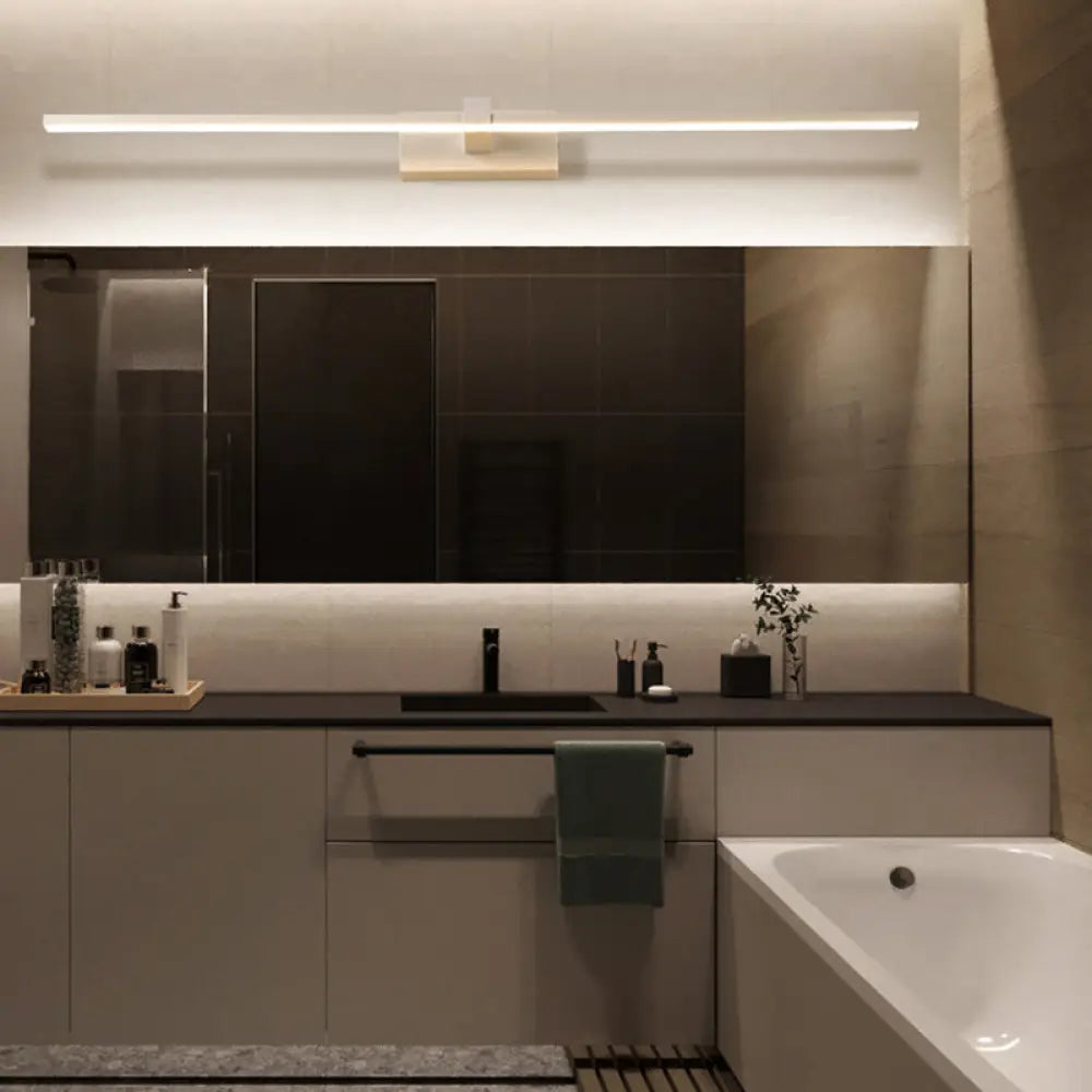 DecorBites™ Modern Linear LED Wall Sconce for Minimalist Bathroom Vanity Lighting