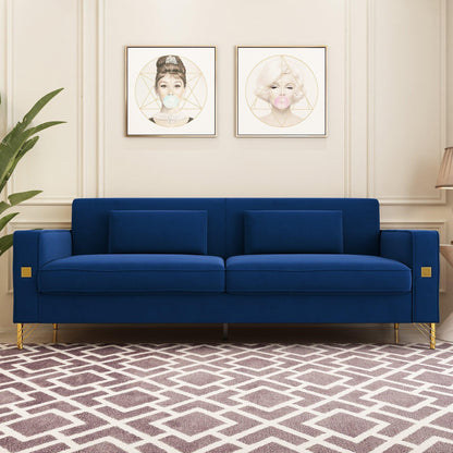 Modern Loveseat Sofa with Pillows