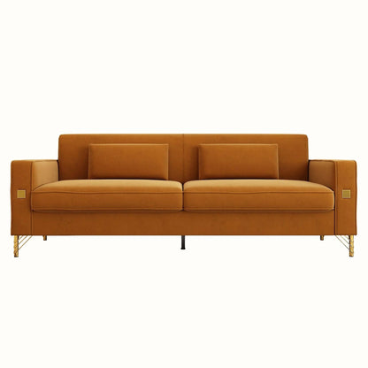 Modern Loveseat Sofa with Pillows