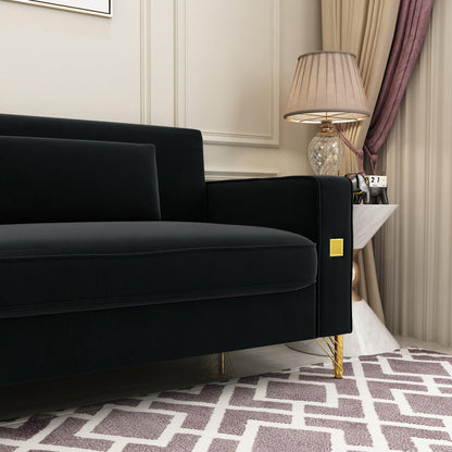 Modern Loveseat Sofa with Pillows