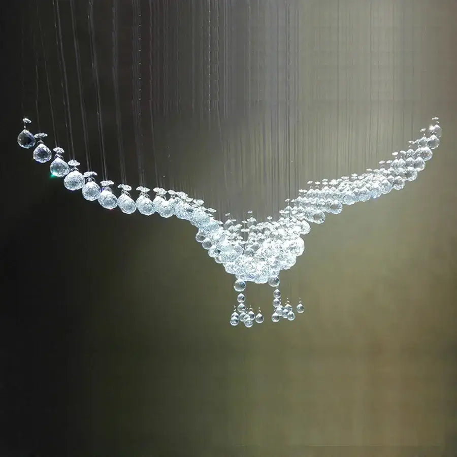 Modern luxury eagles crystal chandelier for living room lighting