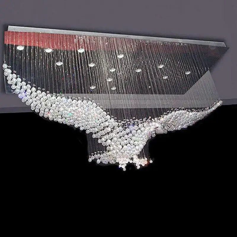 Modern luxury eagles crystal chandelier for living room lighting