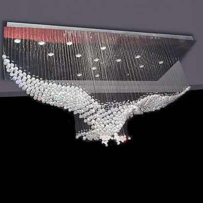 Modern luxury eagles crystal chandelier for living room lighting
