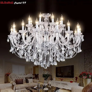 Modern luxury lighting crystal candle chandelier for dining room
