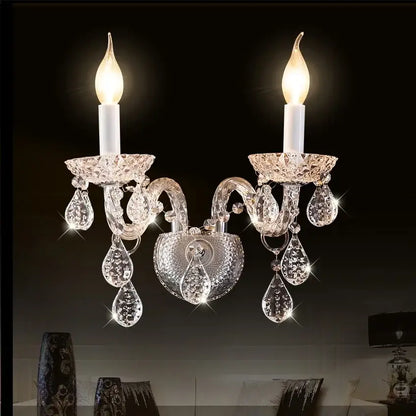 Modern luxury lighting crystal candle chandelier for dining room