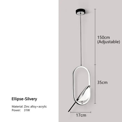 DecorBites™ Modern Magpie Bird LED Pendant Lights