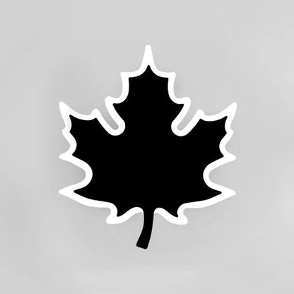 DecorBites™ Modern Maple Leaf Acrylic LED Wall Sconce Light in Warm/White