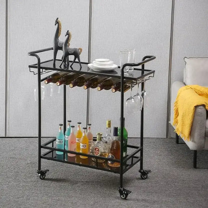 Modern marble and gold drinks trolley dining room bar cart