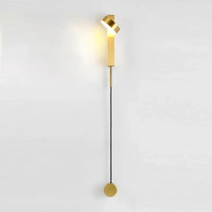 Modern marble black rotating led wall lamp bedroom sconce
