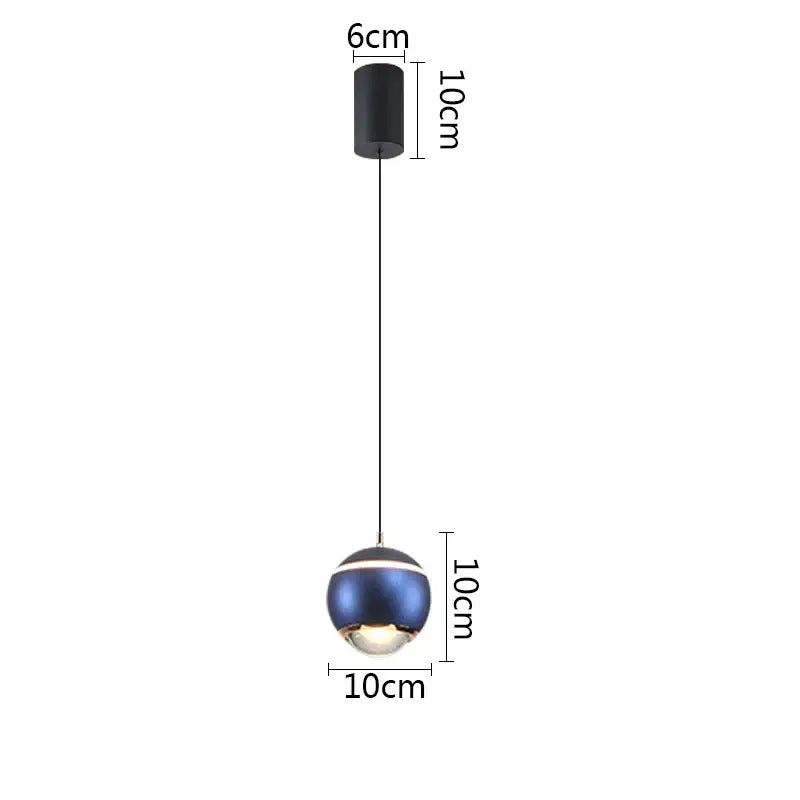 Modern matte ball pendant lights for bedroom and kitchen island