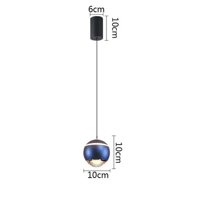 Modern matte ball pendant lights for bedroom and kitchen island