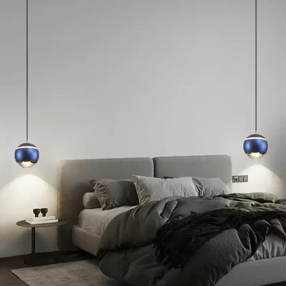 Modern matte ball pendant lights for bedroom and kitchen island