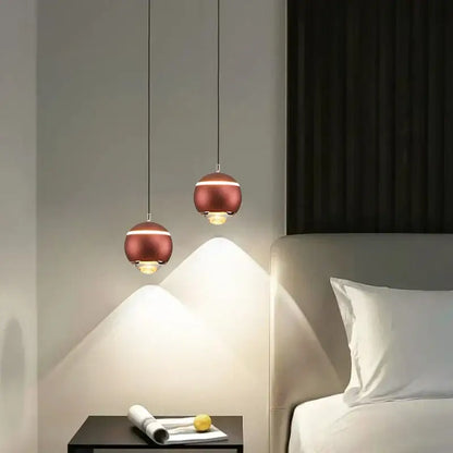 Modern matte ball pendant lights for bedroom and kitchen island