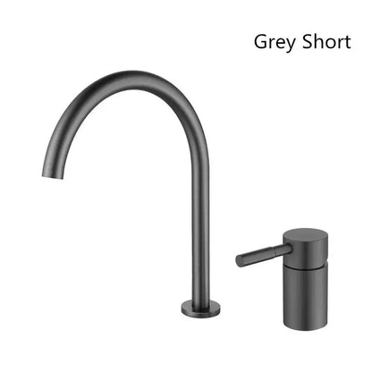 Modern matte black and brushed gold basin faucet bathroom sink tap