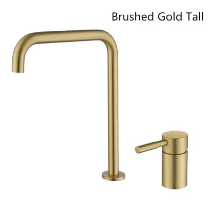 Modern matte black and brushed gold basin faucet bathroom sink tap