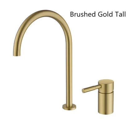 Modern matte black and brushed gold basin faucet bathroom sink tap