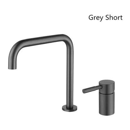 Modern matte black and brushed gold basin faucet bathroom sink tap