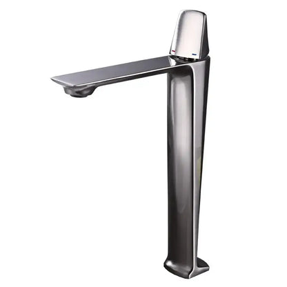 Modern matte black and white brass sink faucet bathroom water tap