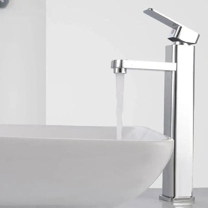 Modern matte black basin faucet bathroom hot cold mixer