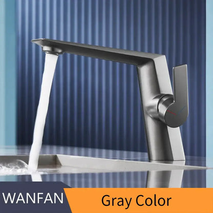 Modern matte black basin faucet bathroom single handle mixer tap