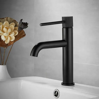 Modern matte black basin faucet bathroom sink mixer tap