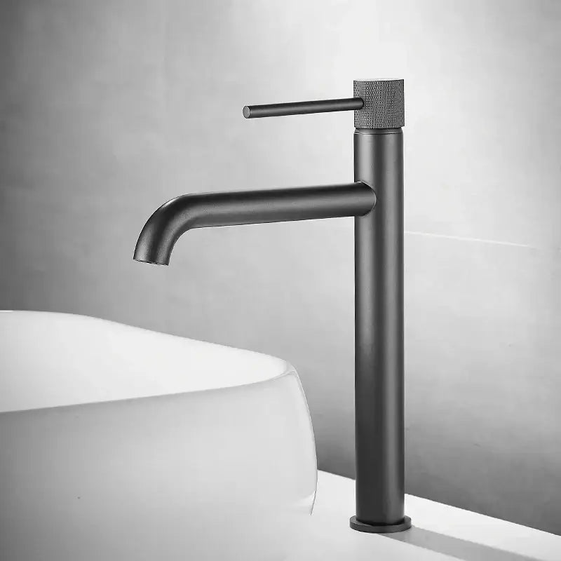 Modern matte black basin faucet bathroom sink mixer tap