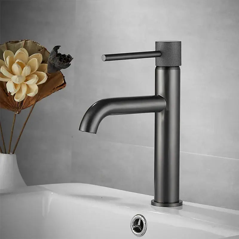 Modern matte black basin faucet bathroom sink mixer tap