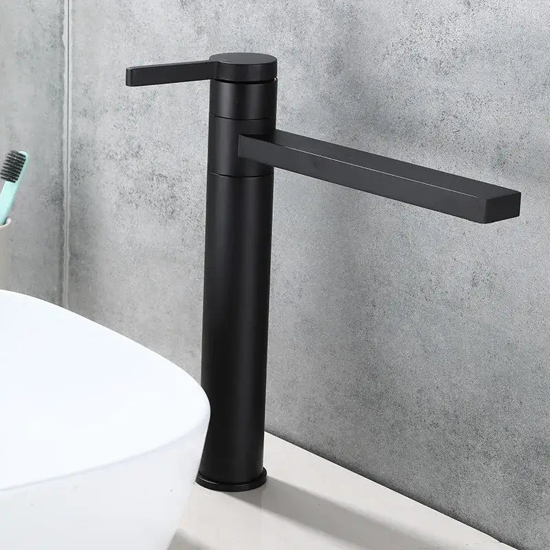 Modern matte black basin faucet bathroom sink tap