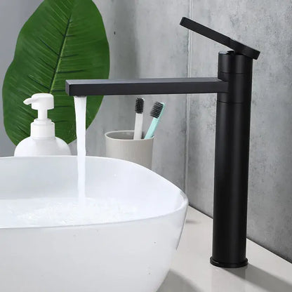 Modern matte black basin faucet bathroom sink tap