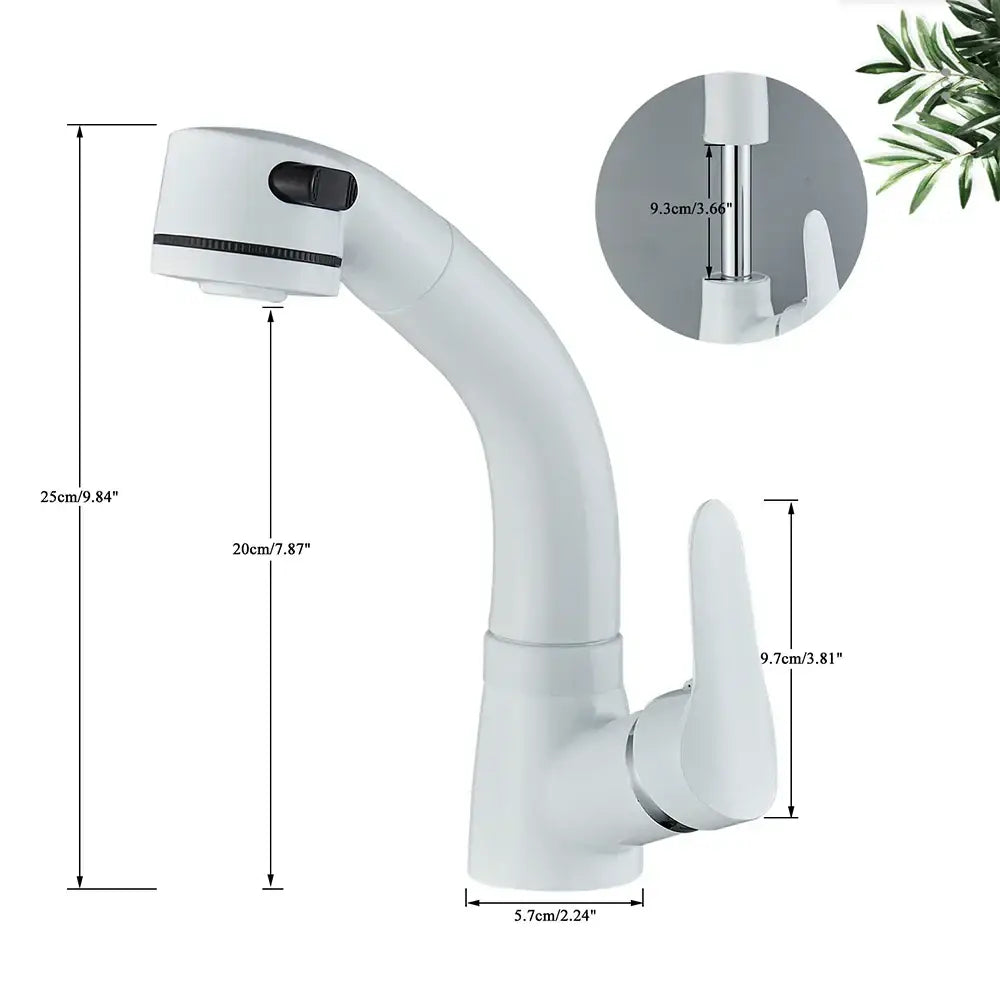 Modern matte black basin faucet with chrome accents for kitchen