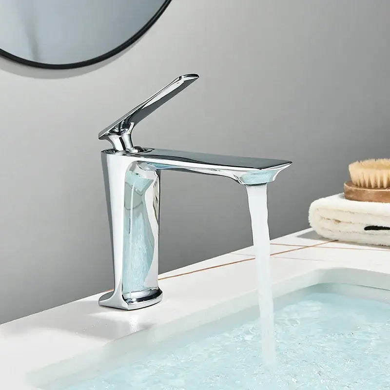 Modern matte black basin mixer bathroom vanity tap