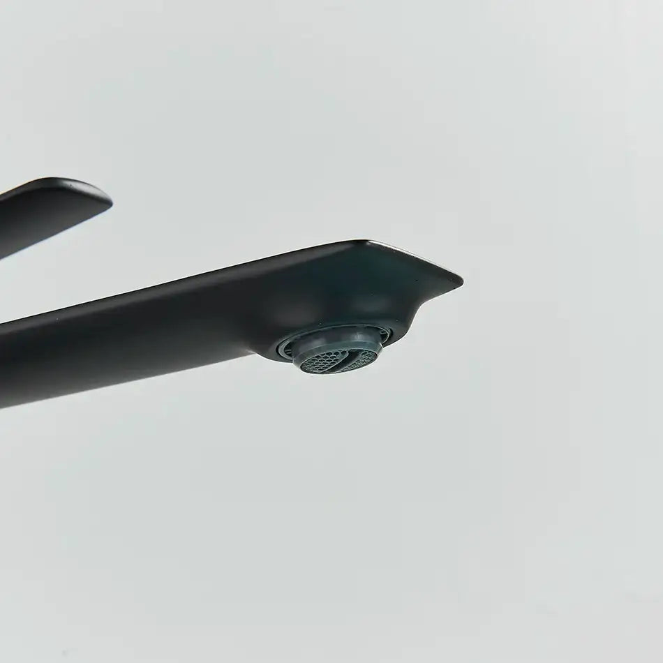 Modern matte black basin mixer bathroom vanity tap