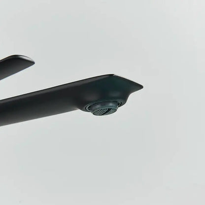 Modern matte black basin mixer bathroom vanity tap