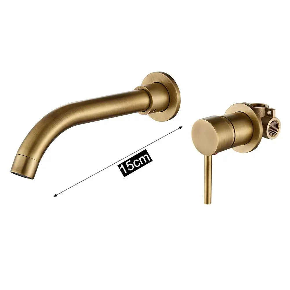 Modern matte black bathroom faucet set – bathroom sleek spout