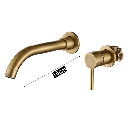 Modern matte black bathroom faucet set – bathroom sleek spout