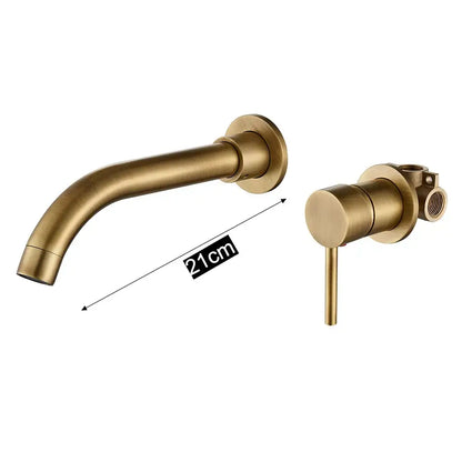 Modern matte black bathroom faucet set – bathroom sleek spout