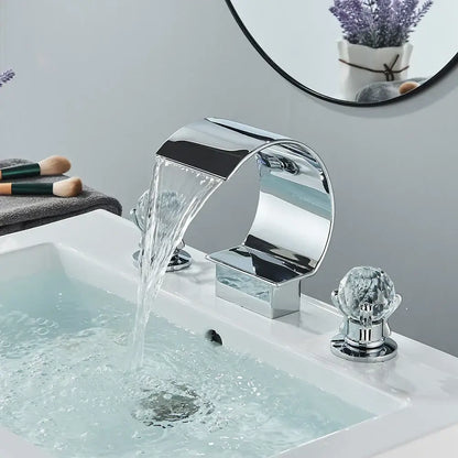 Modern matte black bathroom faucet set – bathroom sleek spout