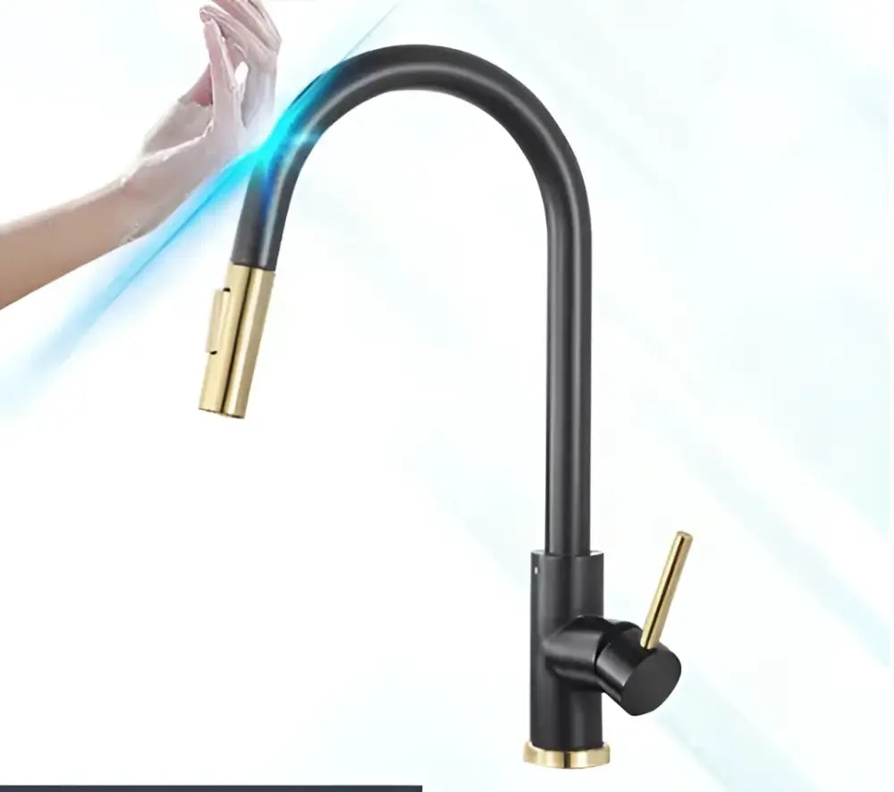 Modern matte black bathroom faucet set – bathroom sleek spout