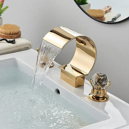 Modern matte black bathroom faucet set – bathroom sleek spout