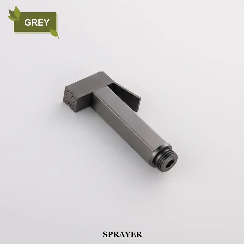 Modern matte black bidet faucet shower mixer bathroom square sprayer