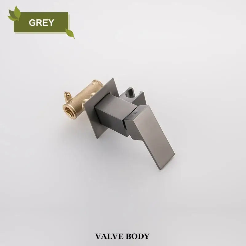 Modern matte black bidet faucet shower mixer bathroom square sprayer