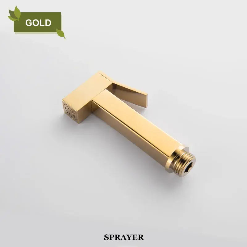 Modern matte black bidet faucet shower mixer bathroom square sprayer