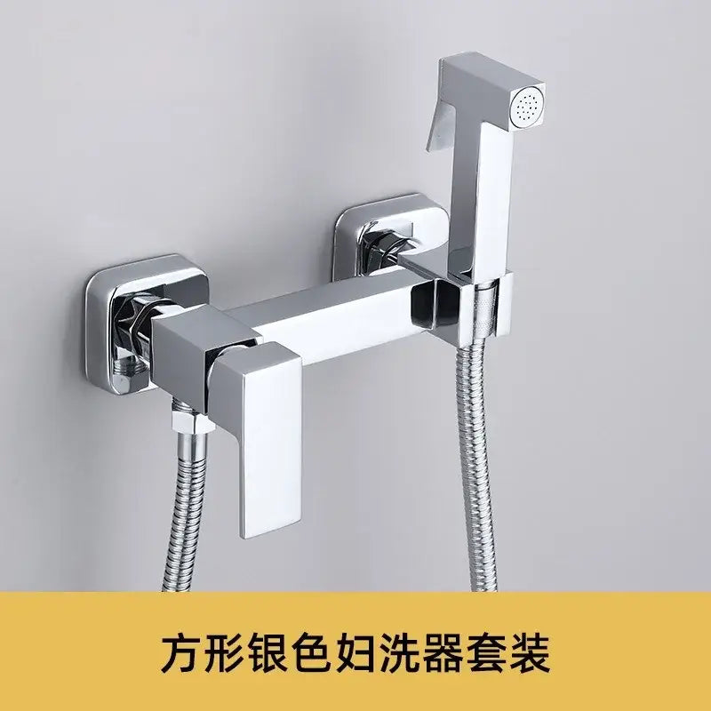 Modern matte black bidet spray gun set bathroom handheld showerhead