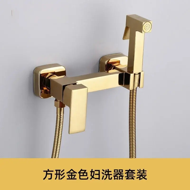 Modern matte black bidet spray gun set bathroom handheld showerhead