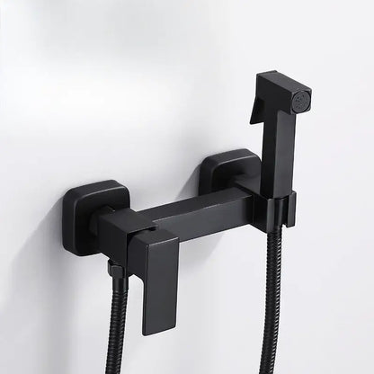 Modern matte black bidet spray gun set bathroom handheld showerhead