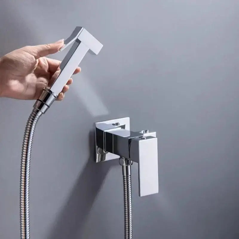 Modern matte black bidet spray gun set bathroom hygienic shower