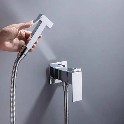Modern matte black bidet spray gun set bathroom hygienic shower